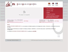 Tablet Screenshot of agoraestudiosdemercado.com